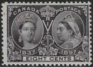 1897 Canada SG.130 8c slate violet U/M (MNH)