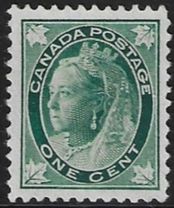 1897 Canada SG.143 1c blue green U/M (MNH)