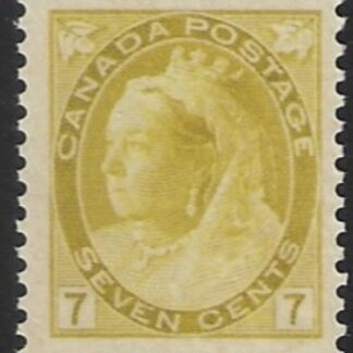 1902  Canada SG.160  7c greenish yellow  U/M (MNH)