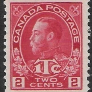 1916 Canada SG.231 2c bright rose red  die 1 U/M (MNH)