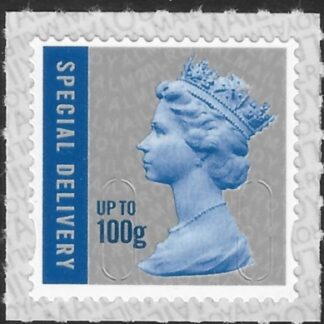 U3051  100g blue & silver Special  Delivery M20L  SBP T3  Walsall U/M (MNH)