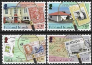 2020 Falkland Islands SG.1455-8 50th Anniversary of the Falkland Islands Philatelic Study Group set 4 values  U/M (MNH)