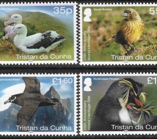 2020 Tristan Da Cunha.  SG.1272-5  Gough Islands World Heritage Site. set 4 values U/M (MNH)