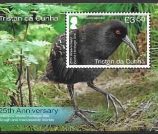 2020 Tristan Da Cunha.  MS.1276  Gough Islands World Heritage Site. mini sheet U/M (MNH)