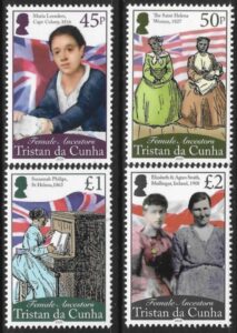 2020 Tristan Da Cunha. SG.1277-80 Female Ancestors set 4 values U/M (MNH)