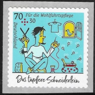 2019 Germany SG.4242 Brave Little Tailor. ex coil self adhesive.  U/M (MNH)