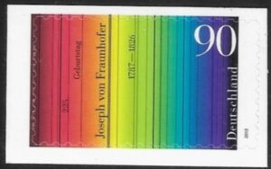 2012 Germany  SG.3776 225th Birth Anniv. Joseph von Fraunhofer. ex booklet U/M (MNH)