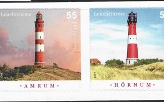 2008  Germany  SG.3551-2  Lighthouses. ex booklet U/M (MNH)