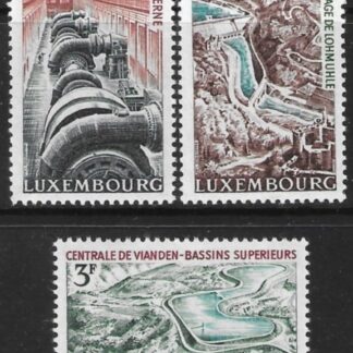 1964  Luxembourg  SG.740-2  Inauguration of Vianden Reservoir. set 3 values U/M (MNH)