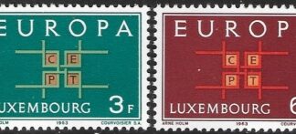 1963  Luxembourg.  SG.730-1  Europa set 2 values U/M (MNH)