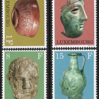 1972  Luxembourg.  SG.886-9  Gallo-Roman Exhibits from Luxembourg. set 4 values U/M (MNH)