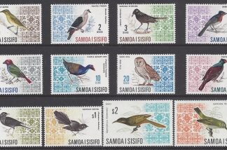 1967-9  Samoa  SG.280-89b  set 12 values U/M (MNH)