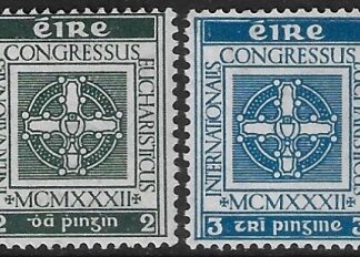 1932 Ireland  SG.94-5 Eucharistic Congress  U/M (MNH)
