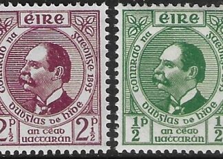 1943  Ireland  SG.129-30 Gaelic League set 2 values U/M (MNH)