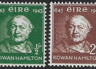 1943  Ireland  SG.131-2  Hamilton  set 2 values U/M (MNH)