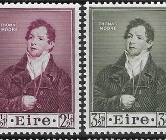 1952  Ireland  SG.152-3  Thomas Moore  set 2 values U/M (MNH)