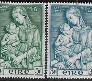 1954  Ireland  SG.158-9  Marian Year  set 2 values U/M (MNH)