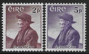 1957  Ireland  SG.166-7  Thomas O'Crohan  set 2 values U/M (MNH)