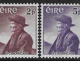 1957  Ireland  SG.166-7  Thomas O'Crohan  set 2 values U/M (MNH)