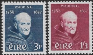 1957  Ireland  SG.170-1  Luke Wadding set 2 values U/M (MNH)