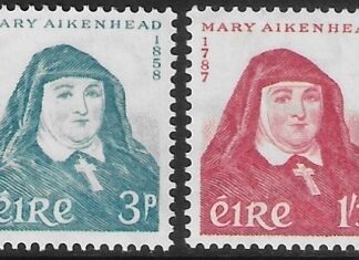 1958 Ireland  SG.174-5  Mary Aikenhead  set 2 values U/M (MNH)