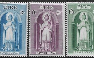 1961  Ireland  SG.186-8  St. Patrick  set 3 values U/M (MNH)