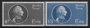 1964 Ireland  SG.199-200  Wolfe Tone  set 2 values U/M (MNH)