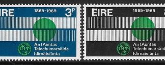 1965  Ireland  SG.205-6  ITU Centenary  set 2 values U/M (MNH)