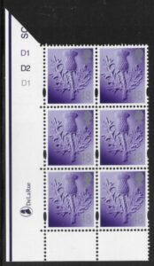 S 115  Scotland  48p  thistle  cyld. D1,D2,D1 no dot   phos D1 no dot  DeLaRue  U/M (MNH)