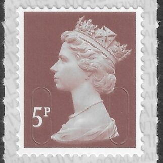 U2922  5p 2B  dull red-brown  M20L  SBP s/L Walsall/ISP  U/M (MNH)