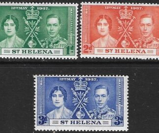 1937  St.Helena  SG.128-30  Coronation set 3 values U/M (MNH)