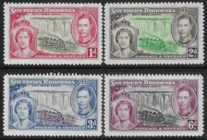 1937 Southern Rhodesia SG.36-9 Coronation set 4 values U/M (MNH)