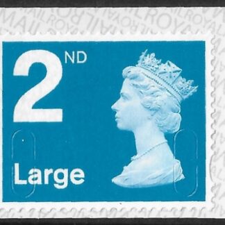 U3032  2nd Large bright blue  MFIL  M20L T3  Walsall/ISP  U/M (MNH)