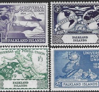 1949 Falkland  Islands SG.168-71  Universal Postal Union set 4 values U/M (MNH)