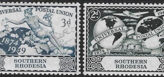 1949  Southern Rhodesia SG.68-9  Universal Postal Union  set 2 values U/M (MNH)