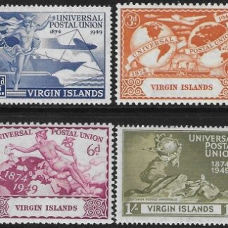 1949  Virgin Islands  SG.126-9  Universal Postal Union  set 4 values U/M (MNH)