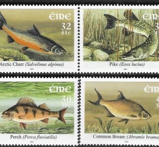 2001  Ireland SG.1457-60  Freshwater Fish set 4 values U/M (MNH)