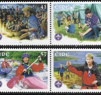 2002  Ireland  SG.1516-9  75th Anniversary of Scouting.  set 4 values U/M (MNH)
