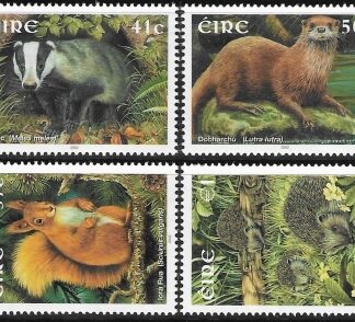 2002  Ireland  SG.1524-7 Irish Mammals.  set 4 values U/M (MNH)