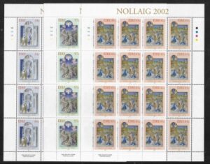 2002  Ireland  SG.1560-2  Christmas  set 3 sheetlets U/M (MNH)
