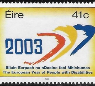 2003  Ireland  SG.1584 European Year - People with Disabilities  U/M (MNH)