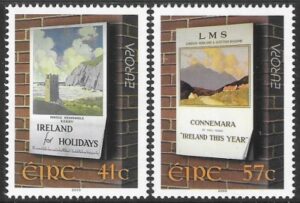 2003  Ireland SG.1582-3  Europa Poster Art  set 2 values U/M (MNH)
