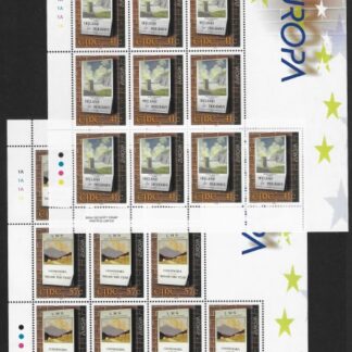 2003 Ireland  SG.1582-3 Europa - Poster Art. sheetlets of 10 U/M (MNH)