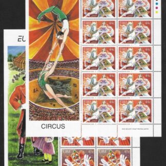 2002  Ireland  SG.1537-8  Europa- Circus. sheetlets of 10 U/M (MNH)