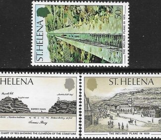 1979 St. Helena SG.355-7 150th Anniv. of The Inclined Plane. set 3 values U/M (MNH)