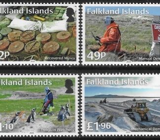 2020 Falkland Islands  SG.1465-8  Mine Clearance Programme. set 4 values U/M (MNH)
