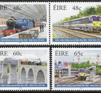 2005  Ireland  SG.1730-3  150th Anniv. of Dublin-Belfast Railway. set 4 values U/M (MNH)