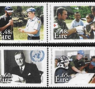 2005  Ireland  SG.1758-61  50th Anniv. Irelands Membership of UN. set 4 values U/M (MNH)