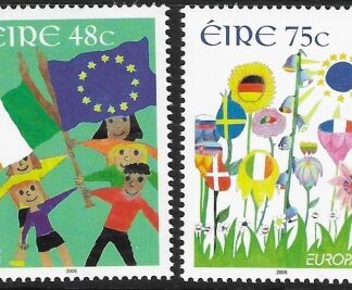 2006  Ireland  SG.1782-3  Europa. Childrens stamp competition set 2 values U/M (MNH)