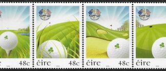 2006  Ireland.  SG.1795-8  Ryder Cup Golf Tournament set 4 values U/M  (MNH)